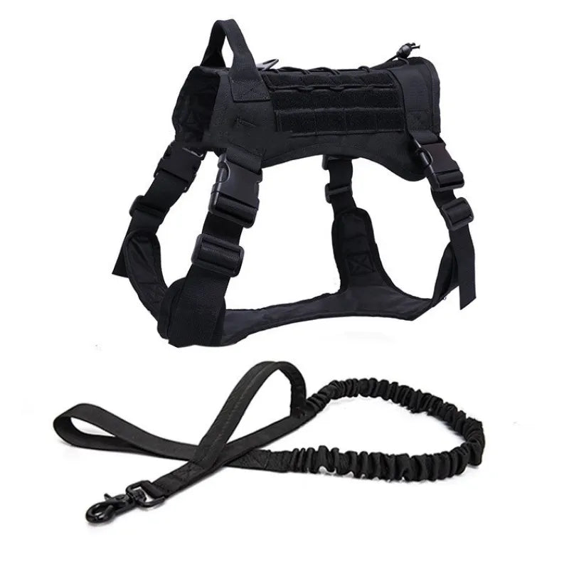 Tactical Dog Harness & Leash Set