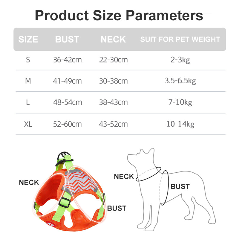 Comfort Walk Dog Harness & Leash Set