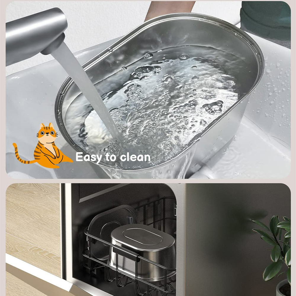 3.2L Stainless Steel Pet Water Fountain