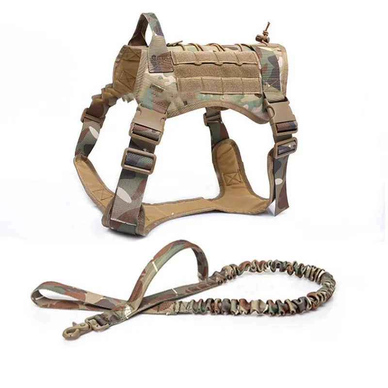 Tactical Dog Harness & Leash Set